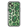 スリムプロテクションプレミアムケース with MagSafe［ Leopard - Green ］