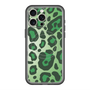 スリムプロテクションプレミアムケース with MagSafe［ Leopard - Green ］
