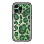 スリムプロテクションプレミアムケース with MagSafe［ Leopard - Green ］