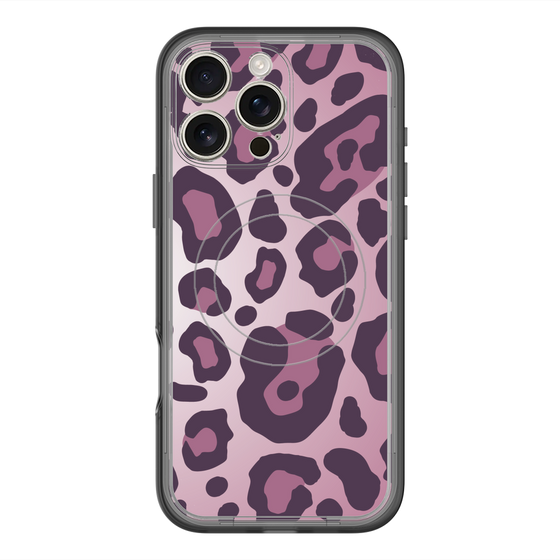 スリムプロテクションプレミアムケース with MagSafe［ Leopard - Pink ］