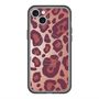 スリムプロテクションプレミアムケース with MagSafe［ Leopard - Red ］