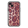 スリムプロテクションプレミアムケース with MagSafe［ Leopard - Red ］