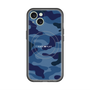 スリムプロテクションプレミアムケース with MagSafe［ Camouflage - Blue ］