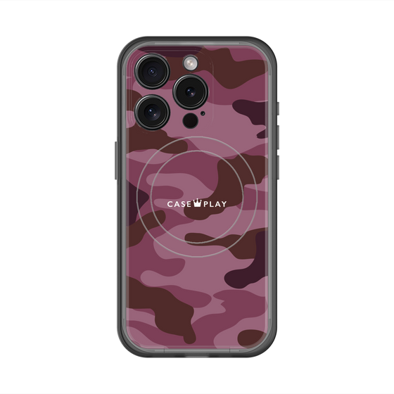 スリムプロテクションプレミアムケース with MagSafe［ Camouflage - Pink ］