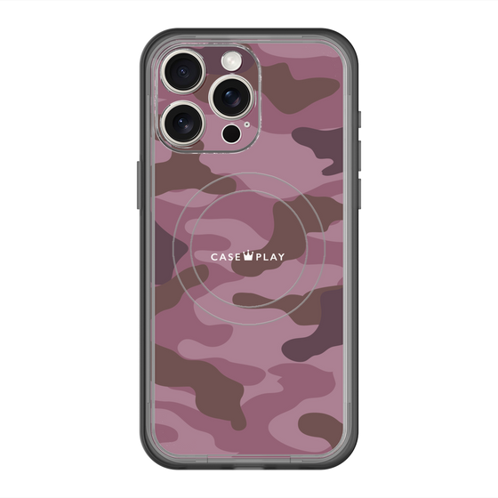 スリムプロテクションプレミアムケース with MagSafe［ Camouflage - Pink ］
