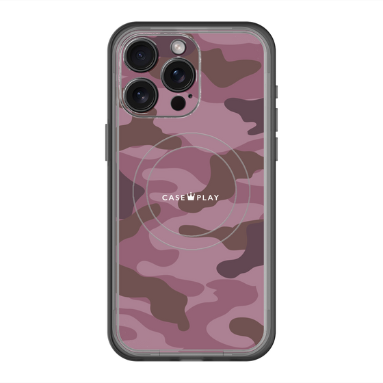 スリムプロテクションプレミアムケース with MagSafe［ Camouflage - Pink ］