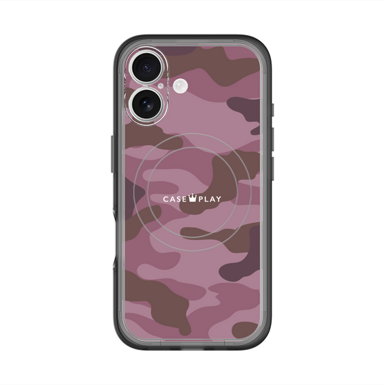 スリムプロテクションプレミアムケース with MagSafe［ Camouflage - Pink ］