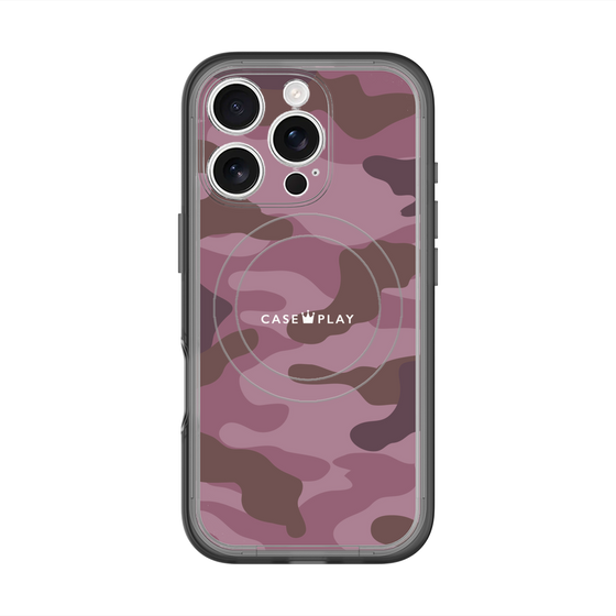 スリムプロテクションプレミアムケース with MagSafe［ Camouflage - Pink ］