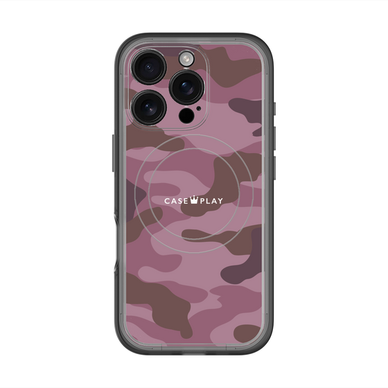 スリムプロテクションプレミアムケース with MagSafe［ Camouflage - Pink ］
