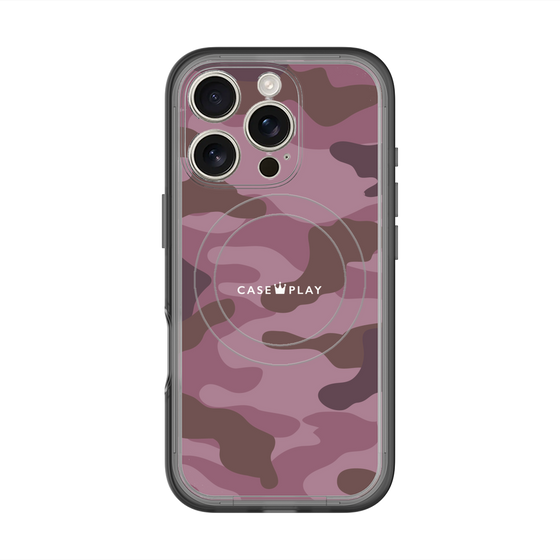 スリムプロテクションプレミアムケース with MagSafe［ Camouflage - Pink ］