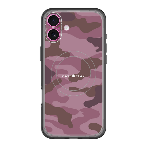 スリムプロテクションプレミアムケース with MagSafe［ Camouflage - Pink ］