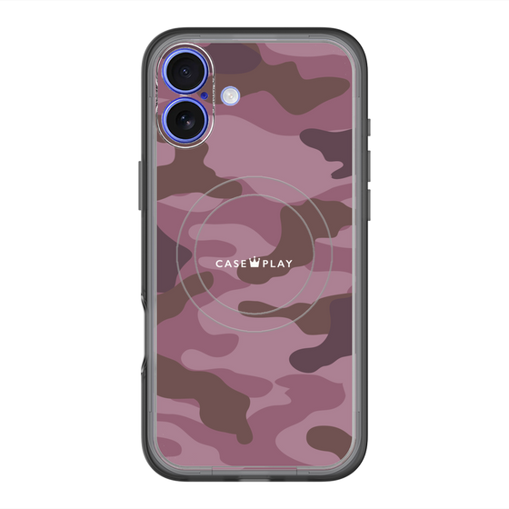 スリムプロテクションプレミアムケース with MagSafe［ Camouflage - Pink ］