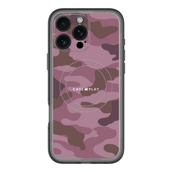 スリムプロテクションプレミアムケース with MagSafe［ Camouflage - Pink ］