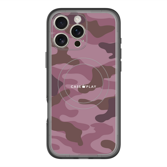 スリムプロテクションプレミアムケース with MagSafe［ Camouflage - Pink ］