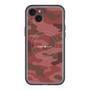 スリムプロテクションプレミアムケース with MagSafe［ Camouflage - Red ］