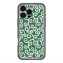 スリムプロテクションプレミアムケース with MagSafe［ 唐草模様 - Green ］