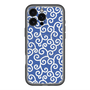 スリムプロテクションプレミアムケース with MagSafe［ 唐草模様 - Blue ］