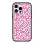 スリムプロテクションプレミアムケース with MagSafe［ 唐草模様 - Pink ］