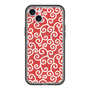 スリムプロテクションプレミアムケース with MagSafe［ 唐草模様 - Red ］