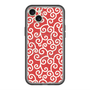 スリムプロテクションプレミアムケース with MagSafe［ 唐草模様 - Red ］