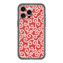 スリムプロテクションプレミアムケース with MagSafe［ 唐草模様 - Red ］