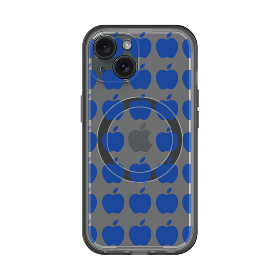 スリムプロテクションプレミアムケース with MagSafe［ Apple - Blue ］