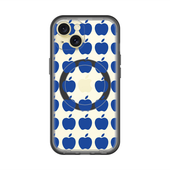 スリムプロテクションプレミアムケース with MagSafe［ Apple - Blue ］