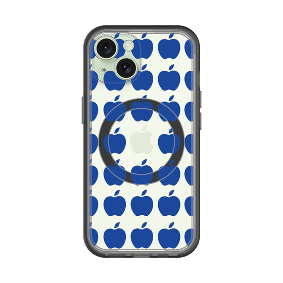 スリムプロテクションプレミアムケース with MagSafe［ Apple - Blue ］