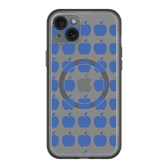 スリムプロテクションプレミアムケース with MagSafe［ Apple - Blue ］