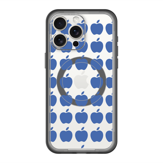 スリムプロテクションプレミアムケース with MagSafe［ Apple - Blue ］