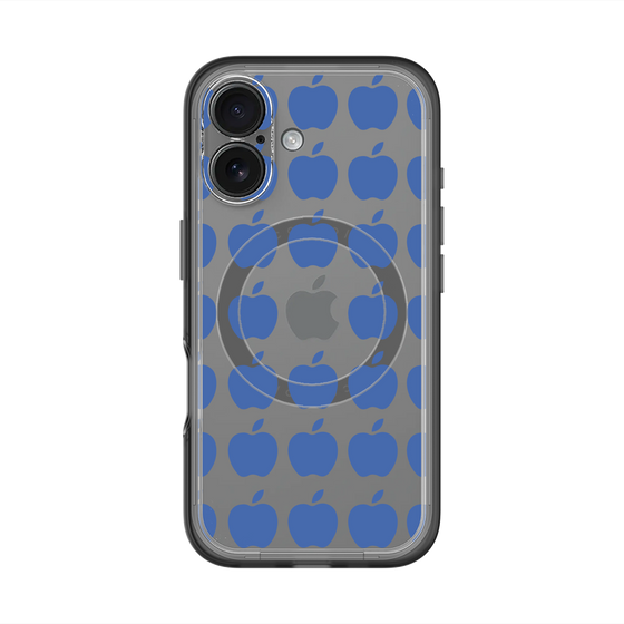 スリムプロテクションプレミアムケース with MagSafe［ Apple - Blue ］