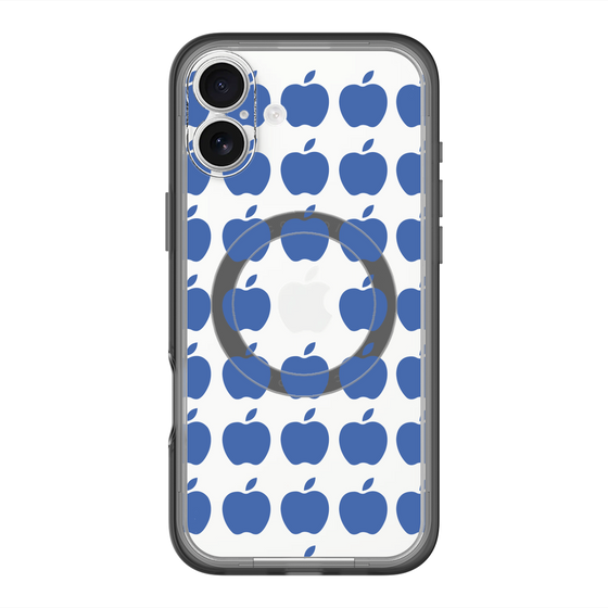 スリムプロテクションプレミアムケース with MagSafe［ Apple - Blue ］