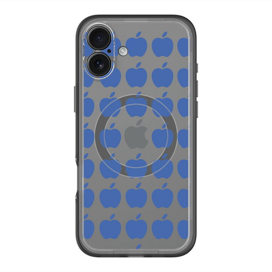 スリムプロテクションプレミアムケース with MagSafe［ Apple - Blue ］