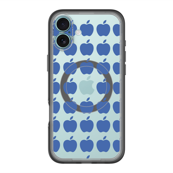 スリムプロテクションプレミアムケース with MagSafe［ Apple - Blue ］