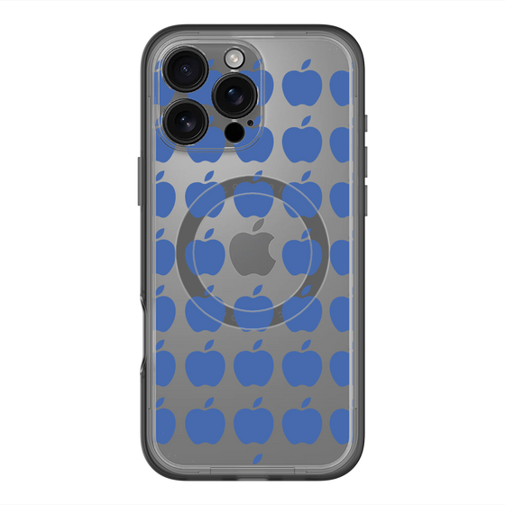 スリムプロテクションプレミアムケース with MagSafe［ Apple - Blue ］