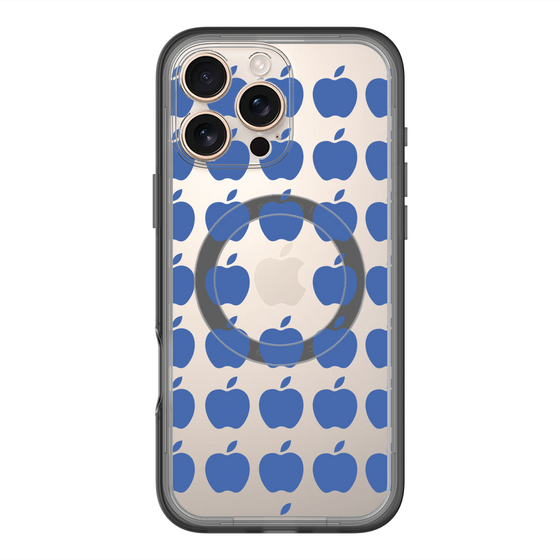 スリムプロテクションプレミアムケース with MagSafe［ Apple - Blue ］