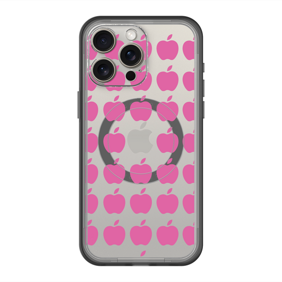 スリムプロテクションプレミアムケース with MagSafe［ Apple - Pink ］