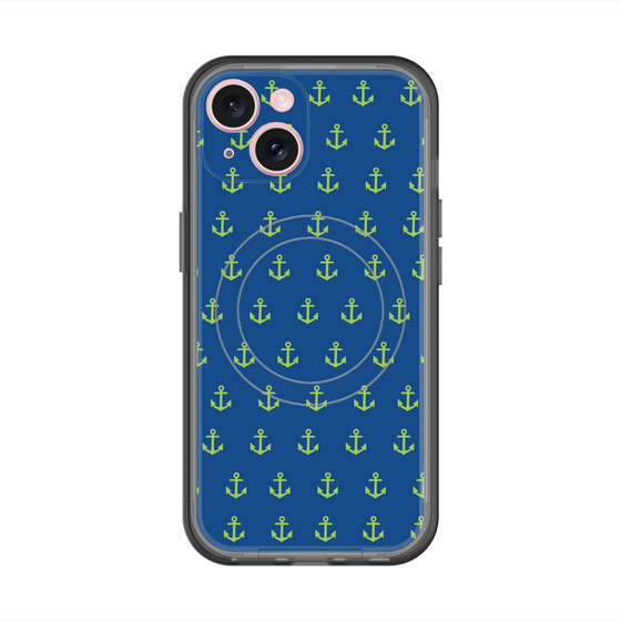 スリムプロテクションプレミアムケース with MagSafe［ Anchor - Green ］