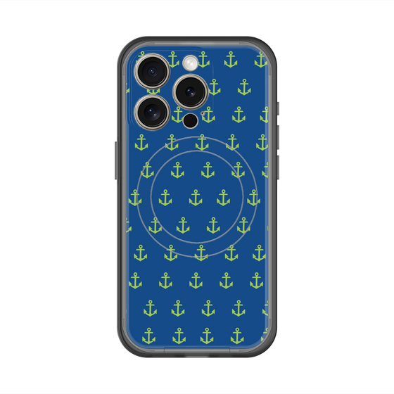 スリムプロテクションプレミアムケース with MagSafe［ Anchor - Green ］