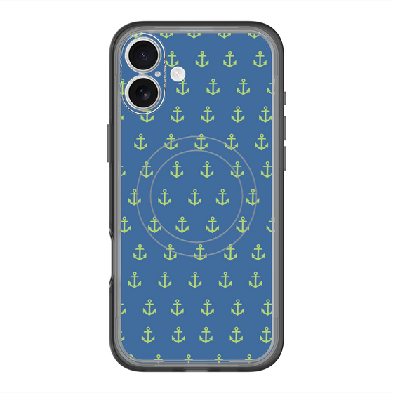 スリムプロテクションプレミアムケース with MagSafe［ Anchor - Green ］