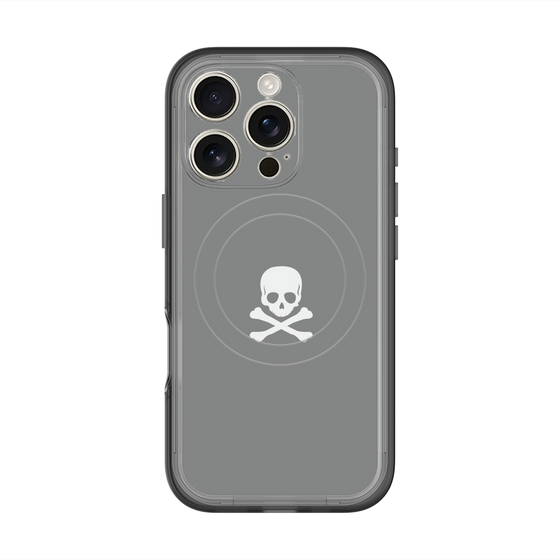 スリムプロテクションプレミアムケース with MagSafe［ スカル - Gray ］