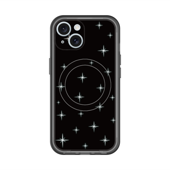 スリムプロテクションプレミアムケース with MagSafe［ Glitter - Black ］