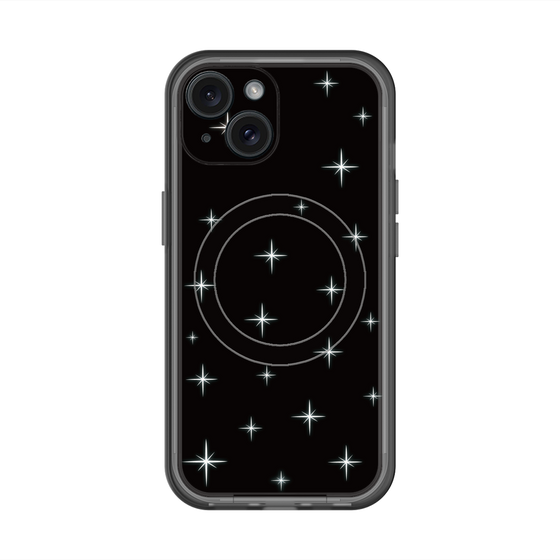 スリムプロテクションプレミアムケース with MagSafe［ Glitter - Black ］