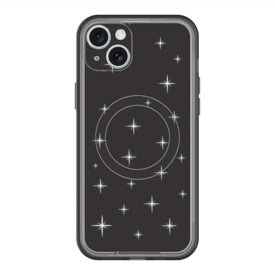 スリムプロテクションプレミアムケース with MagSafe［ Glitter - Black ］
