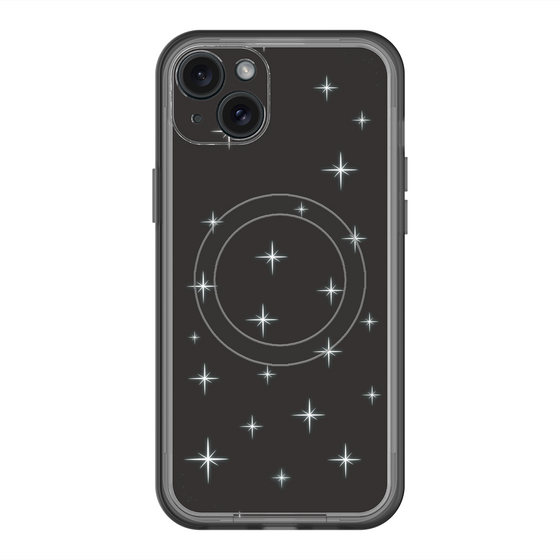 スリムプロテクションプレミアムケース with MagSafe［ Glitter - Black ］