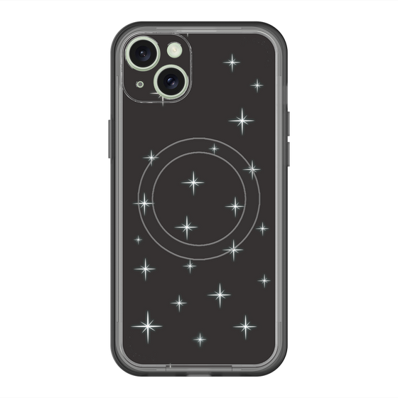 スリムプロテクションプレミアムケース with MagSafe［ Glitter - Black ］