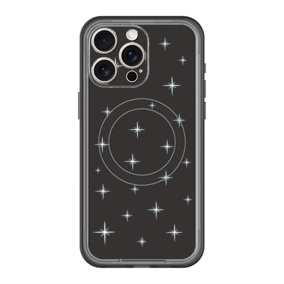 スリムプロテクションプレミアムケース with MagSafe［ Glitter - Black ］