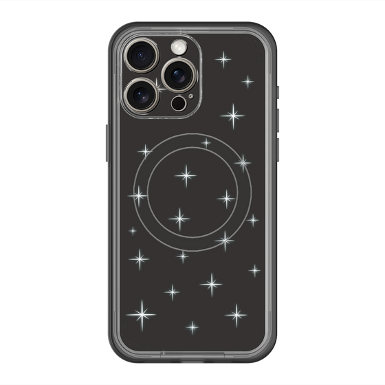 スリムプロテクションプレミアムケース with MagSafe［ Glitter - Black ］