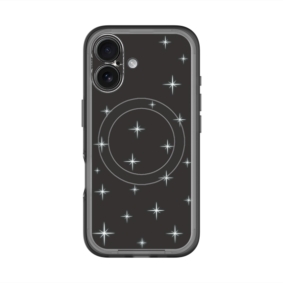 スリムプロテクションプレミアムケース with MagSafe［ Glitter - Black ］
