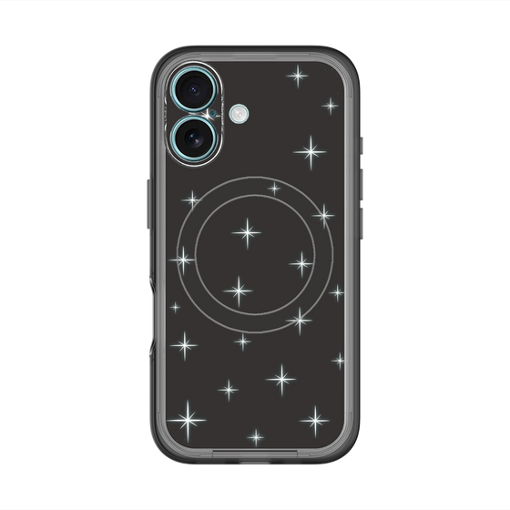 スリムプロテクションプレミアムケース with MagSafe［ Glitter - Black ］
